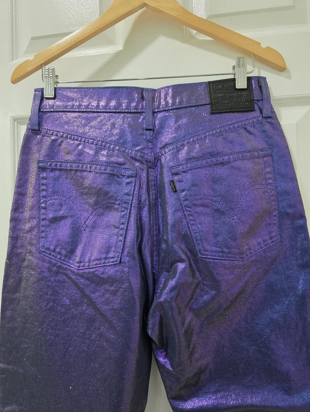 LEVI'S® Ribcage Straight Ankle Jeans  Purple Size 29 - Picture 11 of 15